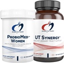Proiectări pentru sănătate Probiotic vaginal și suport UT Bundle - ProbioMed Femei Probiotice (30 capsule) pentru Gut Health & pH vaginal, UT Synergy (60 capsule) Suport Tract urinar cu Hibiscus & D- Mannose
