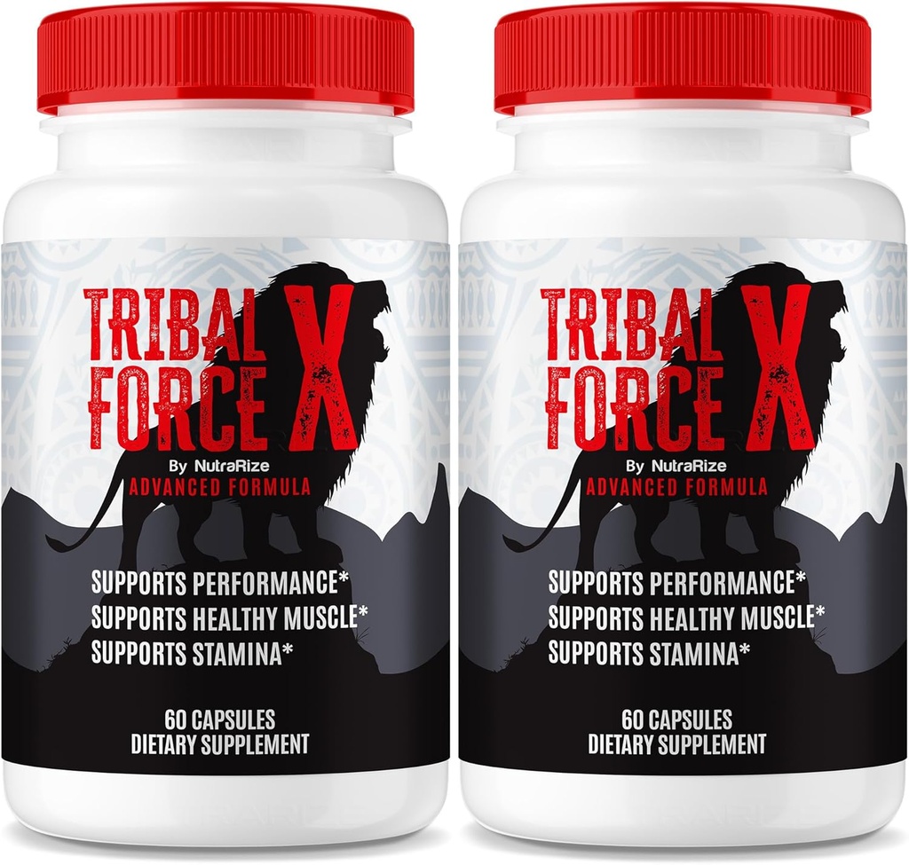 (2 ambalaj) Tribal Force X Capsule, Tribal ForceXL Max Performance Support for Men, TribalForce X Toate pastilele naturale, TribalForces XXL Formula masculină pentru energie de durată, Tribal Forces X Review (120 capsule)