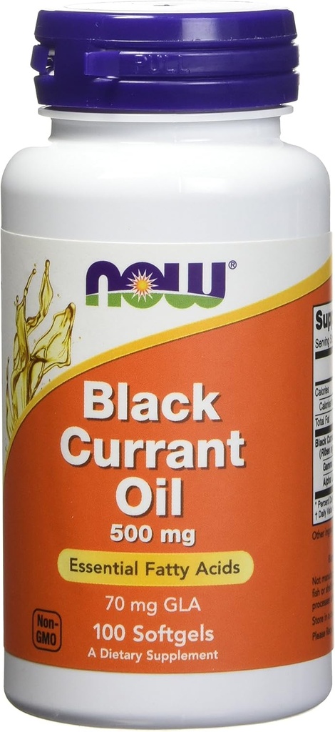Acum alimente Black Currant ulei 500 miligrame - 100 softgels (Pachet de 2)