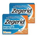 Zegerid OTC, 24-Hour Arsuri la stomac Relief, Acid Reflux Medicina şi Antiacide, tratează frecvent arsuri la stomac, Omeprazol 20mg + Bicarbonat de sodiu, Inhibitori ai pompei de Proton (PPI), Două 42ct Cutie