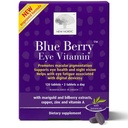 NORDIC Blue Berry Eye Vitamina Lutein suplimentar cu zinc, suporta pigmentare maculara, functie ochi si viziune, 120 comprimate (Pachet de 1)