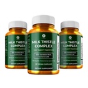 1 Suport hepatic Body Pachet triplu - 180 capsule - Mulg de ciulin și rădăcină de păpădie