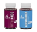 4YWN Oxid de azot și Ashwagandha Gummies Supliment Bundle, Booting Energy and Restauration, Non-GMO, Gluten-Free, Gelatină Free & Kosher