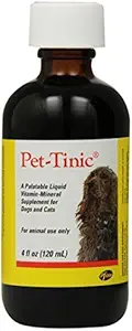 Pfizer Animal Pet- Tinic Vitamina-Mineral Supliment pentru câini și pisici, 4-Ounce de Pfizer Animal