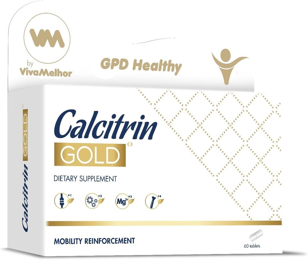 Calcitrin Gold Supliment alimentar, Mobilitate Consolidarea, 60 comprimate