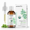 Ulei organic esenţial de Oregano-100% ulei pur nediluat Greek Oregano cu Carvacrol - Peste 86%, non-GMO, extra Putere ulei Oregano Picături lichide organice, 1 FL.OZ/30ml