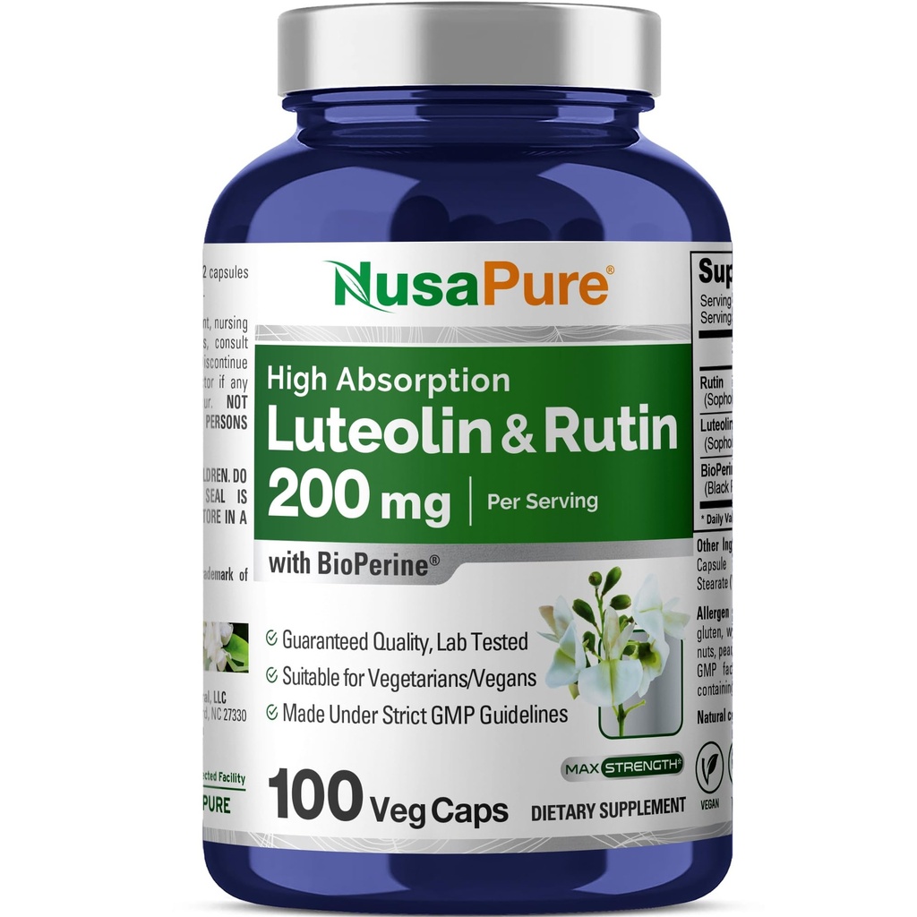 NusaPure Luteolin Complex cu Rutin 200 mg 