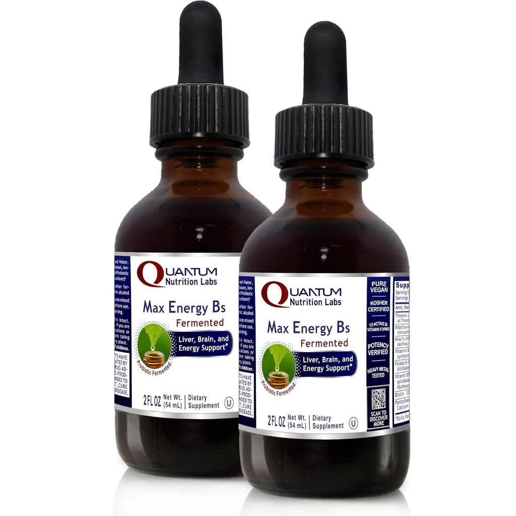 Laboratoarele de nutriţie cuantică Max Energy B's - 2 Fl Oz (Pachet de 2)