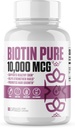 Biotin Pure 10000 MCG + Calciu 