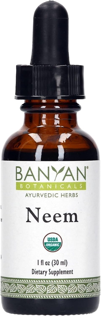 Banyan Botanics Neem Extract lichid - Certified Organic, 1 oz