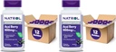Natrol Acai Berry, Supliment alimentar, Antioxidant de protecție și apărare, Ultimate Super Fruit, 1000 mg Veggie Capsule, 75 Conte (Pachet de 24)