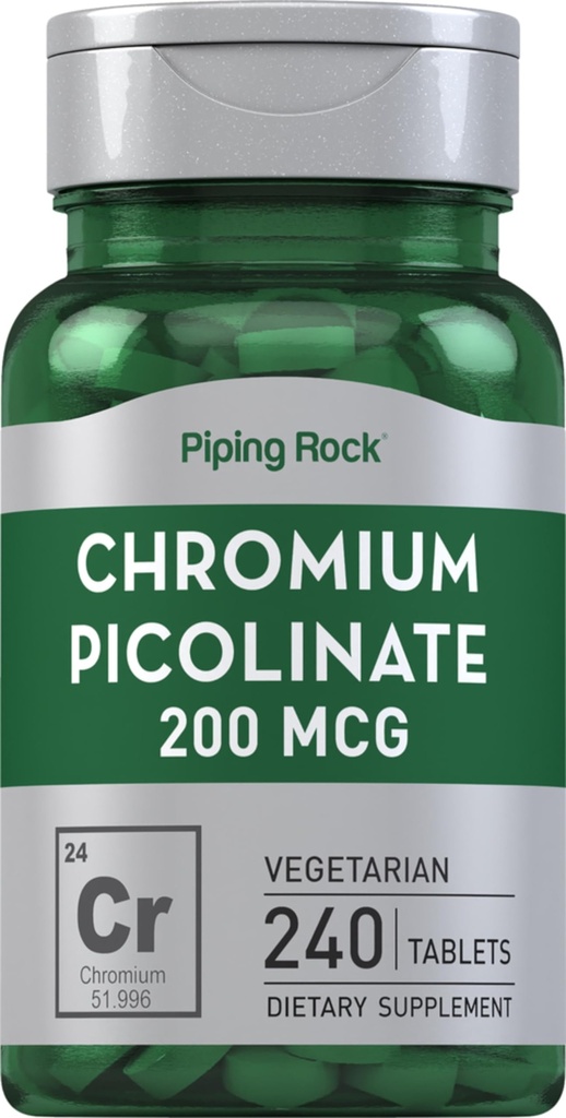 Piping Rock Crom Picolinat 200mcg 