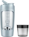 Electric Portable Proteina Shaker Sticla pentru Blends netede  (Baby Blue)