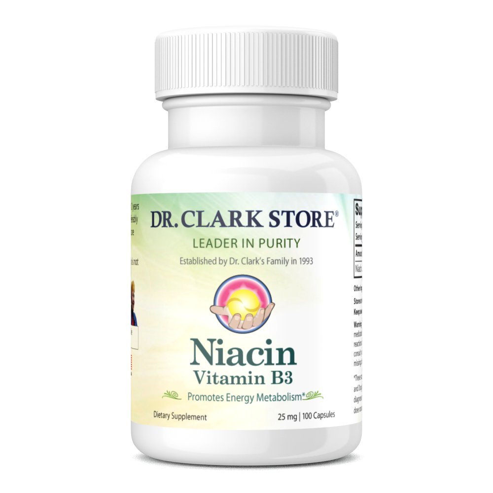Dr. Clark Niacin (Vitamina B3) Suplimentul 