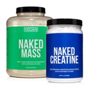Naked Soy-Free Proteine Bundle: 8LB Vegan Mass Creatina