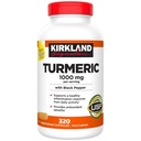Kirkland Signature Turmeric cu Black Pepper, 1000mg (320 Count)
