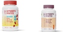 SmartyPants Copii Multivitamine Gummies, Zahăr fără: Omega 3 (ALA) & Teen Girl Multivitamine Gumies: Omega 3 Ulei de pește (EPA/DHA)