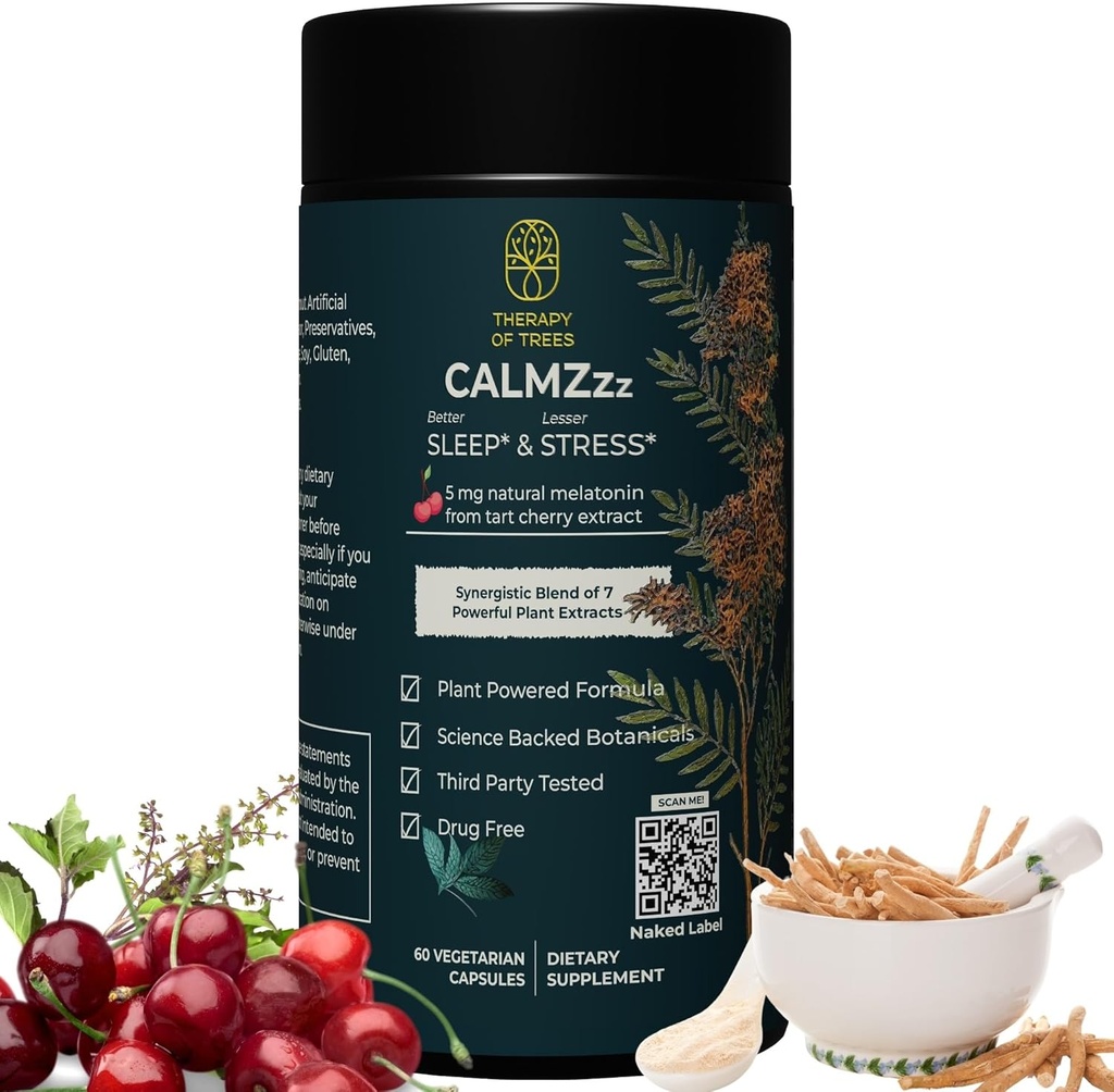 Advanced Sleep Aid with Melatonin and 7 Super Plants 