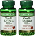 Nature's Bounty Usturoi extract 1000 mg Softgels for Cardiovascal Support,100 ea (Pachet de 2)