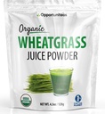 Opportuniteas Organic Rawgrass Juice Powder - Grown & Sed in USA - Premium Green Superfood Supplement - Vegan & Non-GMO - 4.5 oz