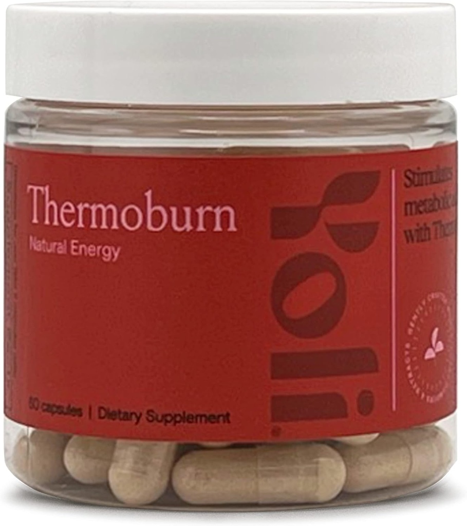 Yoli® Thermoburn Energy Supplement with Green Tea Leaf, Guarana, Choline, Raspberry Ketones and Thermo-G Porety Blend - Energy Vitamina, 60 Capsule