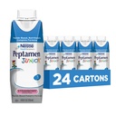 Peptamen Junior Supliment, Căpșuni, 8,45 Ounce de lichide, Pachet de 24