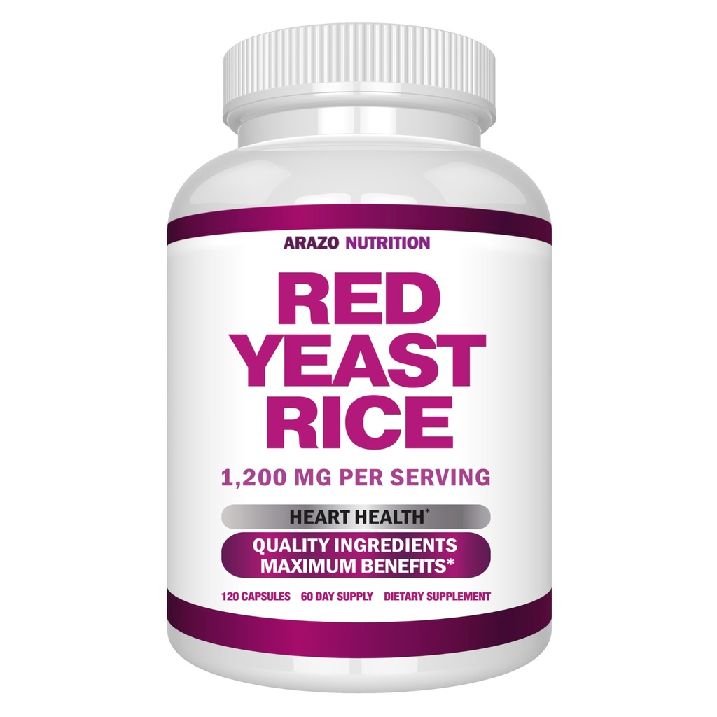 Arazo Nutrition Red Yeast Extract de orez 1200 MG 