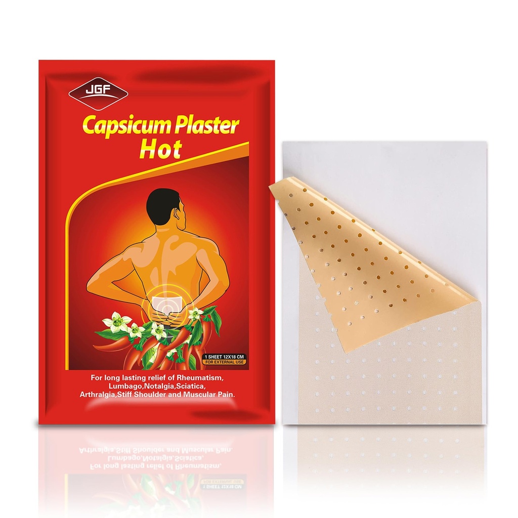 Capsaicina Patches, 20 Pack 4.72"x7.08" Hot Capsicum Patches