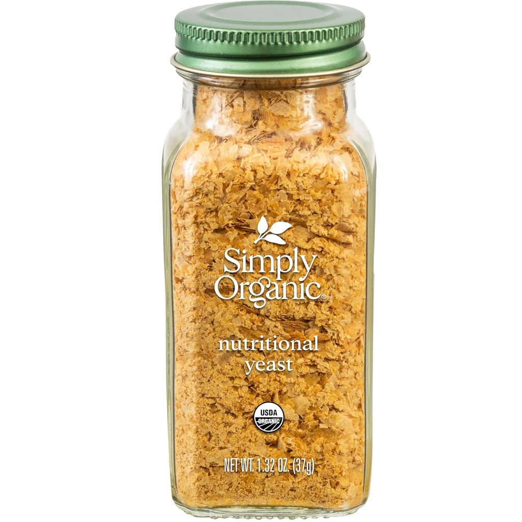 Pur și simplu organic Yeast, nutrițional, organic, 1.32 Ounce