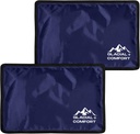 Glaciar Comfort Gel Ice Pack pentru Back Pack - (12" x 8") Pad-uri reci reutilizabile pentru Hip, Knee, Rani Umăr, Straine musculare, Migrene & Postpartum Recovery cu Flex Technology - După chirurgie.