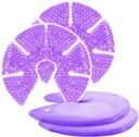 Gel fierbinte / rece margele de san pachete de gheata de răcire a sânilor / Pad-uri de incalzire ajutor pentru alaptare, Nursing Pain, Mastita, Engorgement, Umflare, Umflare, Umflare cu dopuri de lapte Let-Down & Production,2 Pachet (Purple)