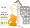 Acid folic BHK, înainte de timpul după sarcină, sprijini dezvoltarea sistemului nervos pentru copii, vitamine esențiale pentru mama și copilul, 90 comprimate