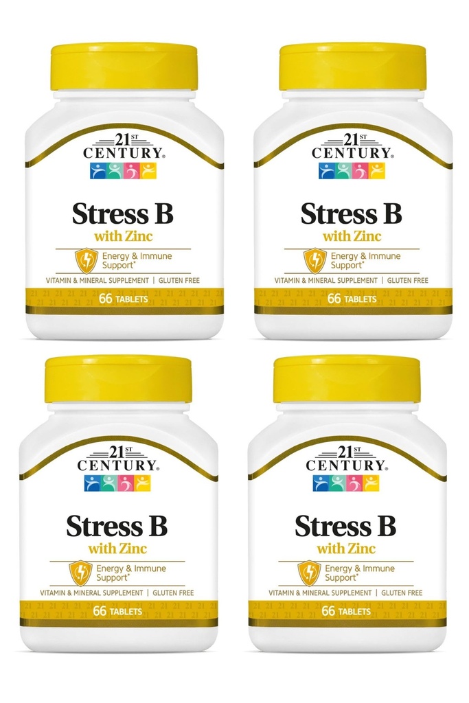 Stresul secolului 21 B W/Zinc 66 Count (4 ambalaj)