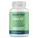 Calm AF (Advanced Formula) (60 Veggie Caps) - Studiat clinic Shoden Ashwagandha, Suntheanine L Theanine, PharmaGABA - Fără Stearete - Vegan - Non OMG - Gluten Free - Ashwagandha & GABA Suplimente