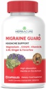 MIGRAINE Guard ® New Migrene Relief Heater Prevention, Clinicly Proven COQ10, VIT B2, VIT B6, Feverfearty, Magneziu GLICINATE, Ginger, Răspuns Excepţional în timpul studiilor efectuate în Canada