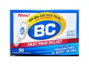 BC Pain Relief Powder Sticks, 50 Sticks per ambalaj (3 cutii)
