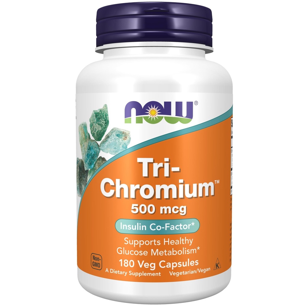 ACUM Alimente Suplimente, Tri-ChromiumTM 500 mcg cu scorţişoară, Insulină Co-Factor*, 180 Capsule Veg