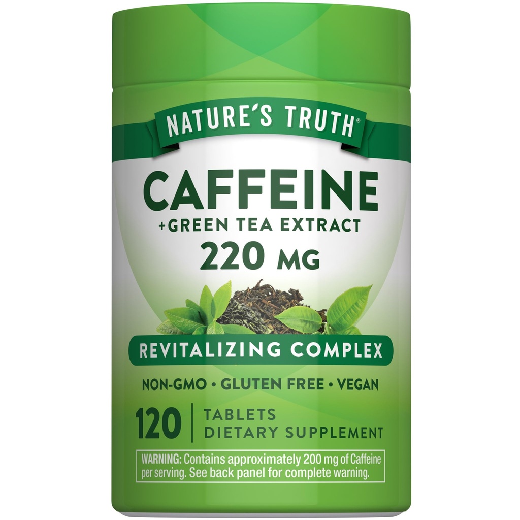 Natura's Truth Caffeine Pastile de Cafeina 