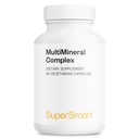 SuperSmart - Supliment multimineral Complex (Spațiu complet) - cu magneziu, zinc, bor, calciu, crom, seleniu, iod, Pahare de Asic, GMO & Gluten Free - 90 Capsule vegetariene