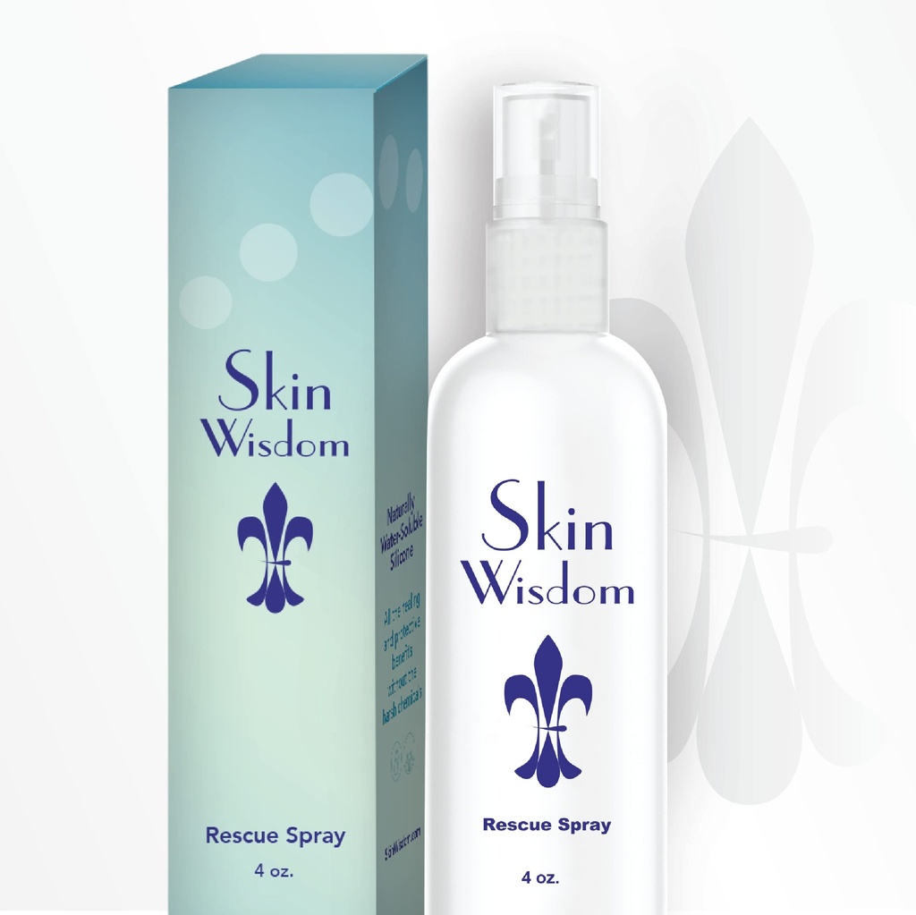 Sprayul de salvare promovează pielea sănătoasă cu acid hialuronic, Aloe Vera organică și formula patentată pentru eczemă, rozacee, dermatită de radiații, arsuri solare, Erupții cutanate, Reducerea cicatricilor 4 fl oz