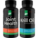 Pachet de suplimente de ulei Daiwa si Krill - Omega 3 Capsule de ulei Krill cu Herbal Blend, 2-in-1 Formula