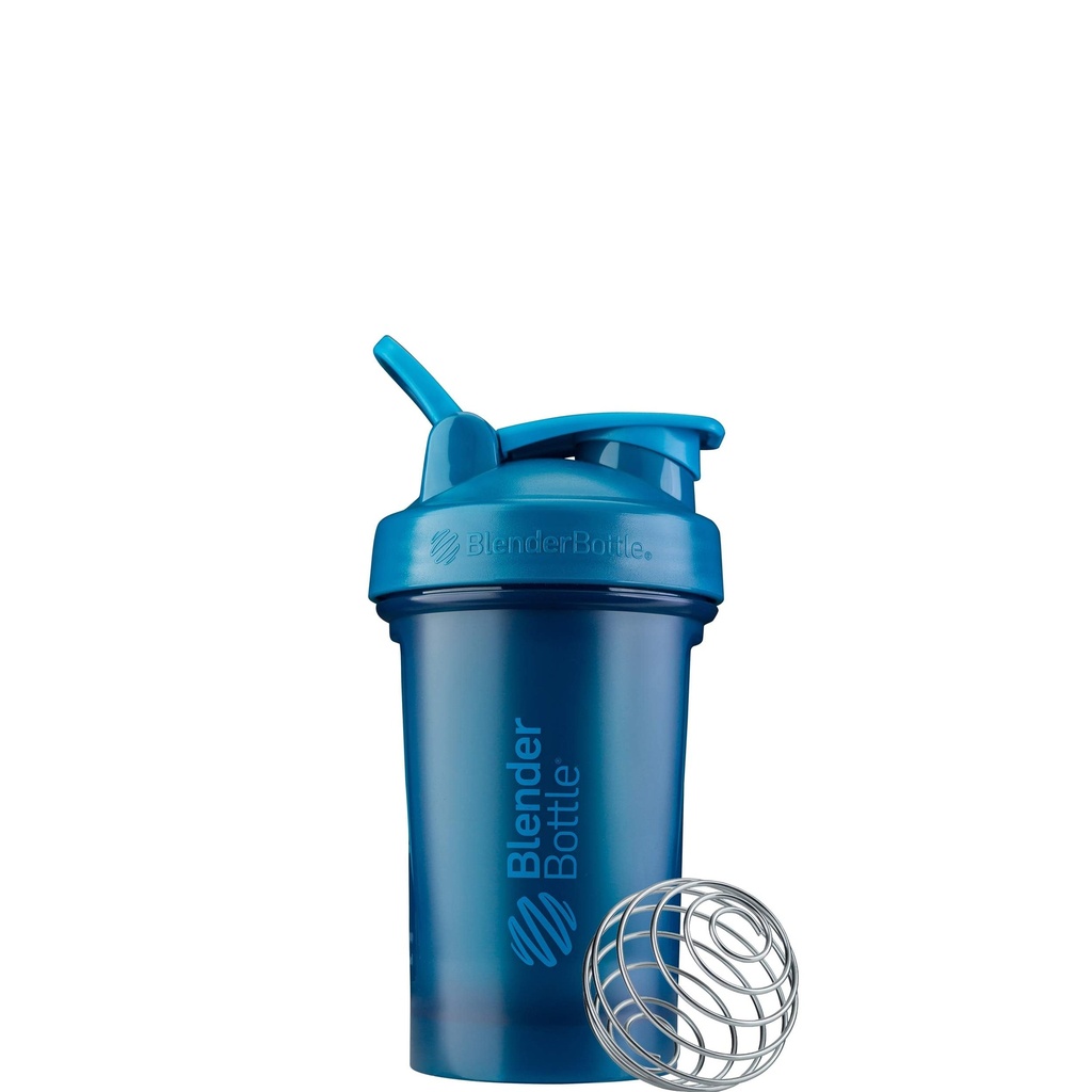 BlenderBottle Classic V2 Shaker Sticla Perfect pentru Shake-uri de proteine și antrenament pre, 20-Ounce, Ocean Blue