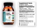 Capsulele Guggul ale DR WAKDE (Mukul Myrrh, Commiphora Mukul, 60 Veg Caps, Plant-Based Supplement, Ayurvedic Herb, All Natural, Vegan)
