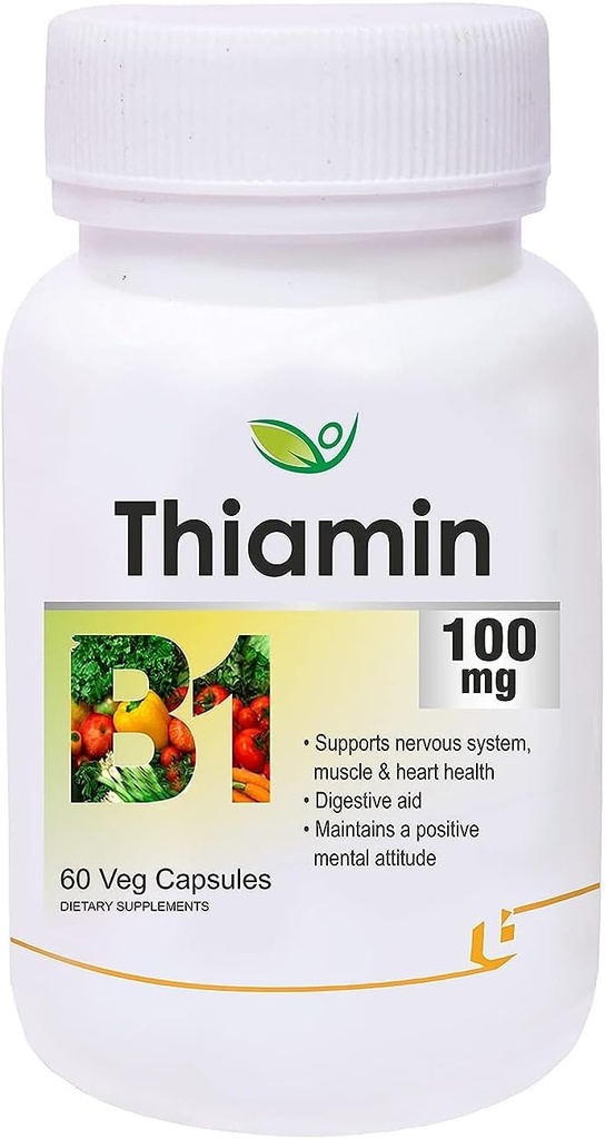 Tiamin (Vitamina B1) - 60 Capsule Veg