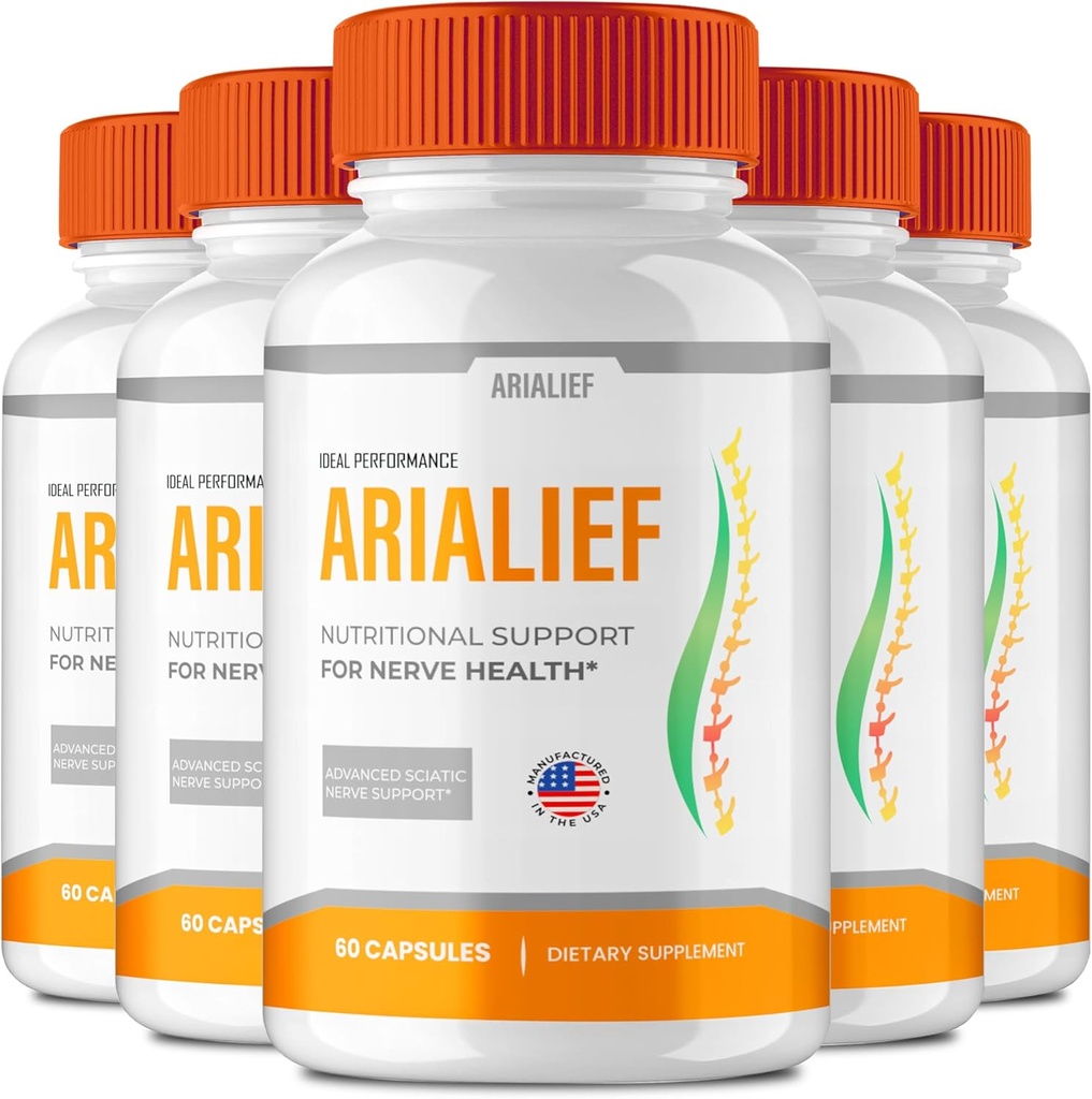 Arialief Capsule pentru Neuropatie, Arialief pentru Neuropatie, Arialief primepalm pentru Neuropatie & Sciatica, Arialief Primepalm Supliment Pastile, Arialief Vitamin Reviews (5 ambalaj)