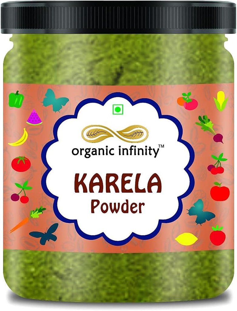 Karela Powder, Bitter Melon Powder, Consumul de alimente Edible Pisuri de creștere a părului pierdere în greutate Juice - 200 GM