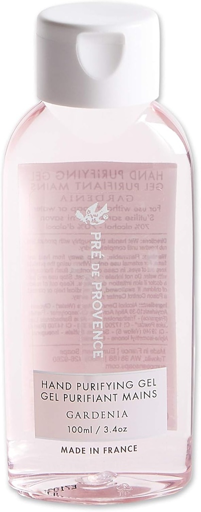 Pre de Provence Advanced Alcohol Based Hand Sanitizer, Gardenia, 3.4 Ounces Fluid