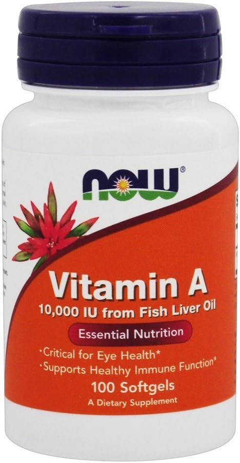 Acum alimente, vitamina A, 10.000 UI, 100 Softgels