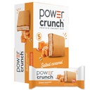 Power Crunch Protein Wafer Bars, Snacks de proteine ridicate cu gust delicios, Caramel sarat, 1.4 Ounce (12 conte)