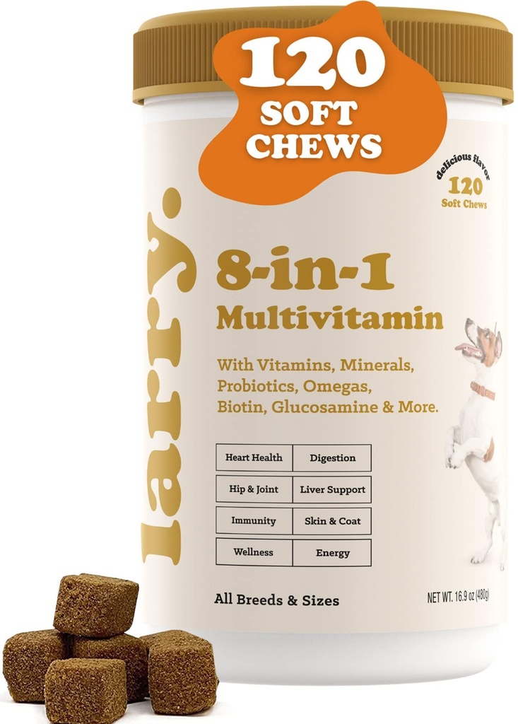 8-in-1 Multivitamine Dog Supliment de Larry 